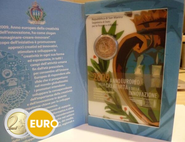 2 euros Saint-Marin 2009 - Année de la Créativité et Innovation BU FDC