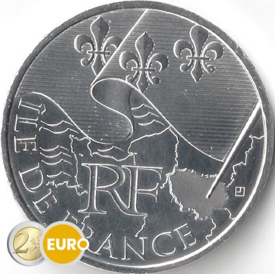10 euro Frankrijk 2010 - Ile-de-France UNC