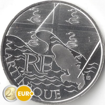 10 euro Frankrijk 2010 - Martinique UNC