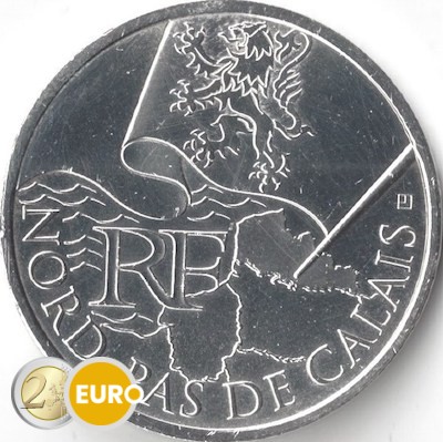 10 euro Frankrijk 2010 - Nord-Pas de Calais UNC
