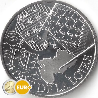 10 euro Frankrijk 2010 - Pays de la Loire UNC