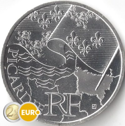 10 euro Frankrijk 2010 - Picardië UNC