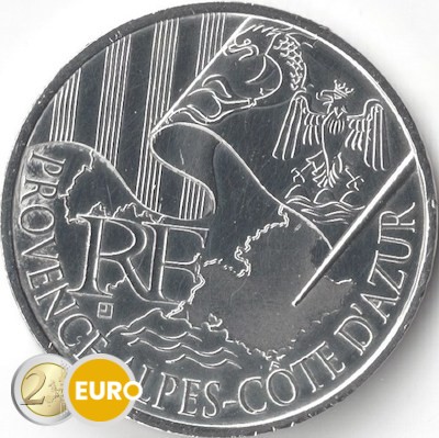10 euro Frankrijk 2010 - Provence-Alpen-Côte d’Azur UNC