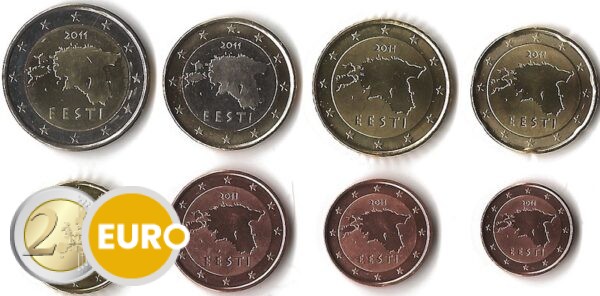 Euro set UNC Estland 2011
