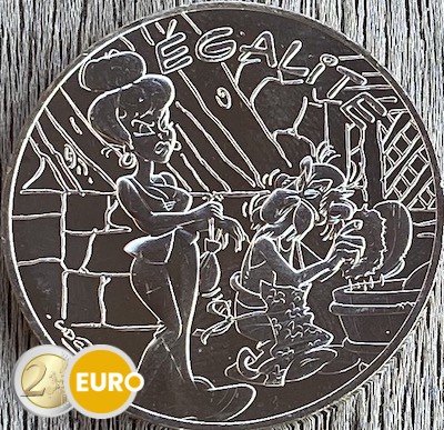 10 euros France 2015 - Asterix égalité La Zizanie