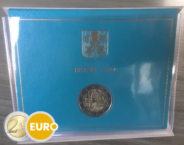 2 euros Vatican 2019 - 90 ans Cité du Vatican BU FDC