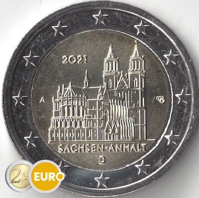 2 euros Allemagne 2021 - A Saxe-Anhalt UNC