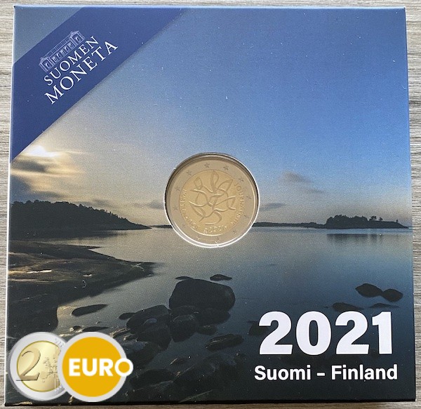 2 euros Finlande 2021 - Journalisme BE Proof