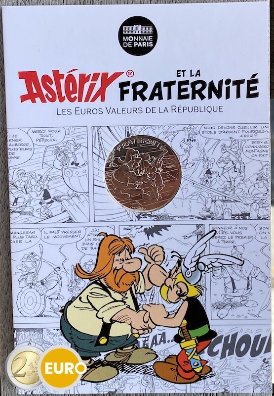 10 euros France 2015 - Asterix fraternité chez les Helvètes - en cartelette