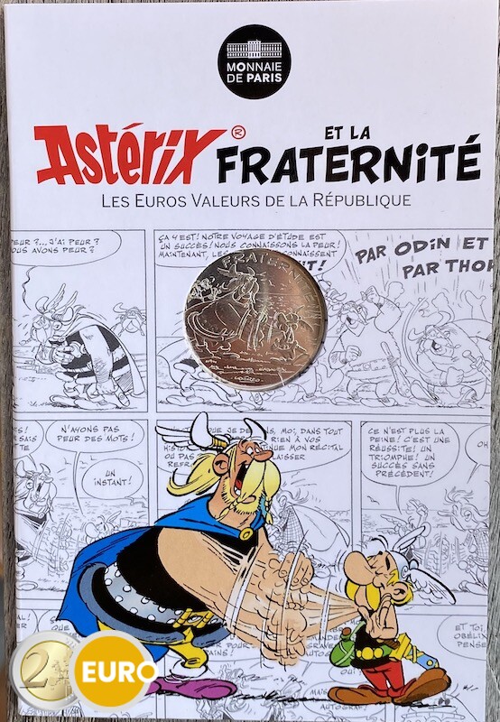 10 euro France 2015 - Asterix fraternité and the Normans - in coincard