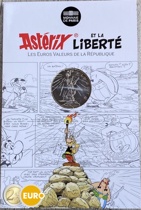 10 euro France 2015 - Asterix Liberté The Great Crossing - in coincard