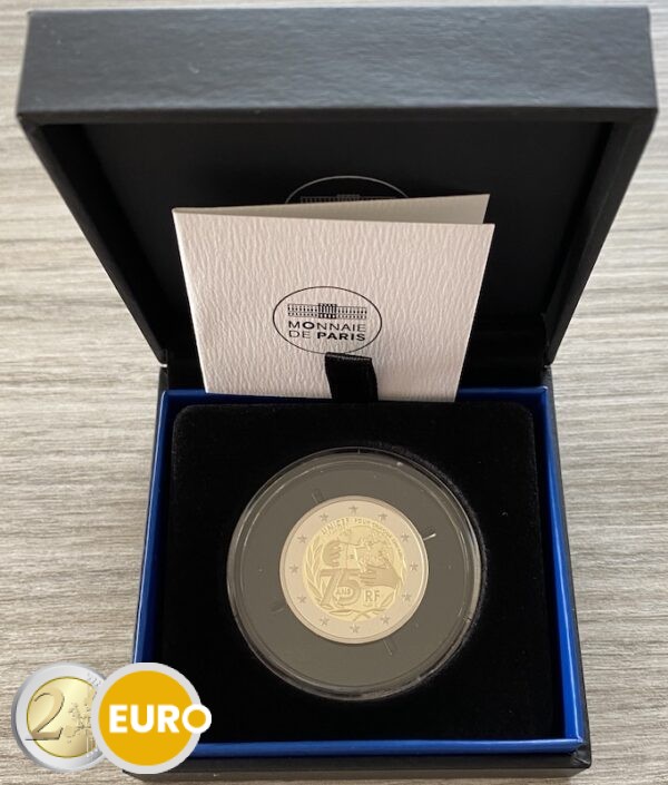 2 euros France 2021 - 75 ans UNICEF BE Proof