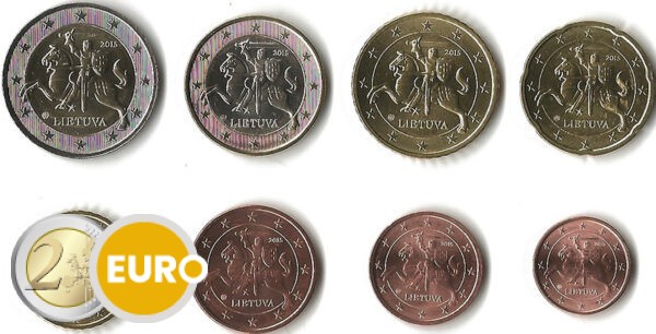 Euro set UNC Litouwen 2015