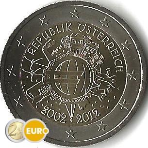 2 euro Austria 2012 - 10 years euro UNC