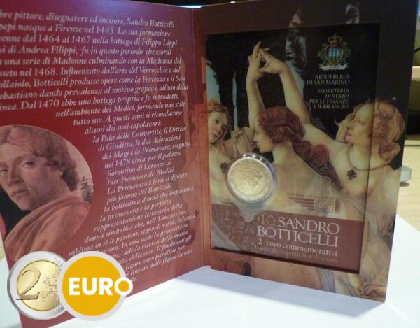 2 euro San Marino 2010 - Sandro Botticelli BU FDC