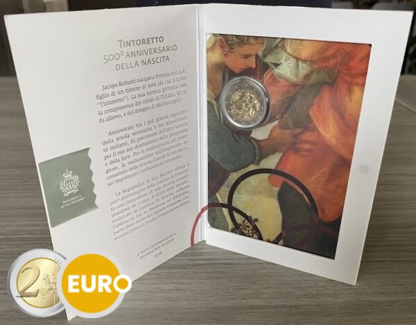 2 euro San Marino 2018 - Jacopo Tintoretto BU FDC