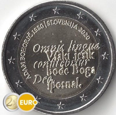 2 euro Slovenie 2020 - Adam Bohoric UNC