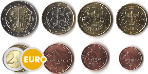 Euro set UNC Slovakia 2009