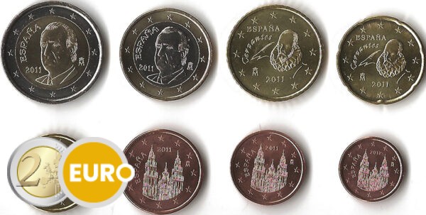 Euro set UNC Spanje 2011