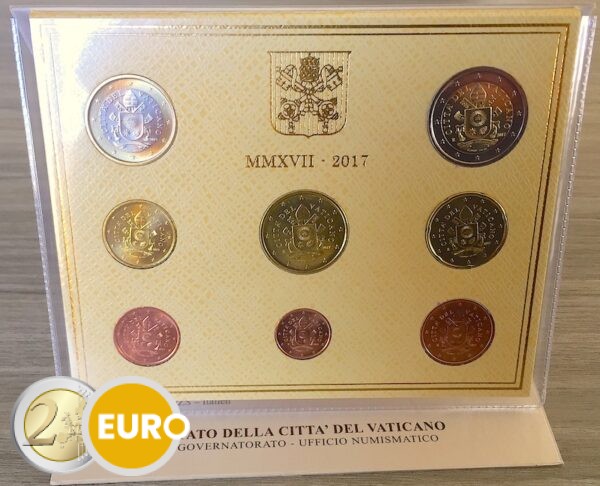 Euro set BU FDC Vaticaan 2017