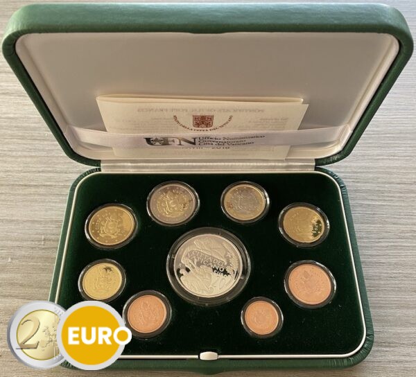 Série euro BE Proof Vatican 2018 + 20 euros argent