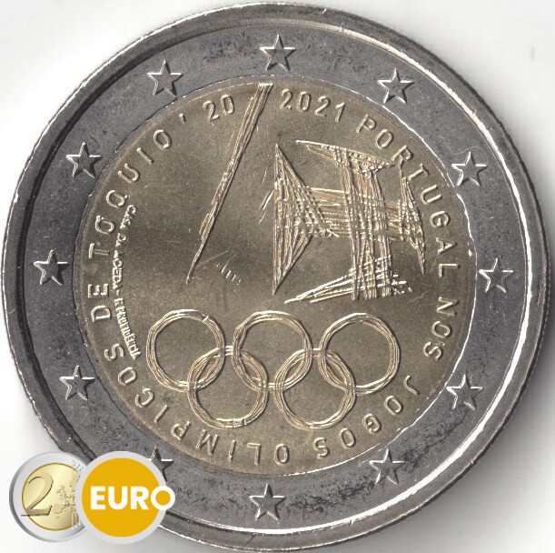 2 euro Portugal 2021 - Olympische Spelen UNC