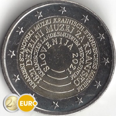 2 euro Slovenie 2021 - Museum Kranj Carniola UNC