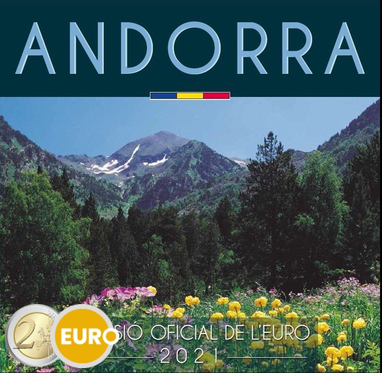 Euro set BU FDC Andorra 2021