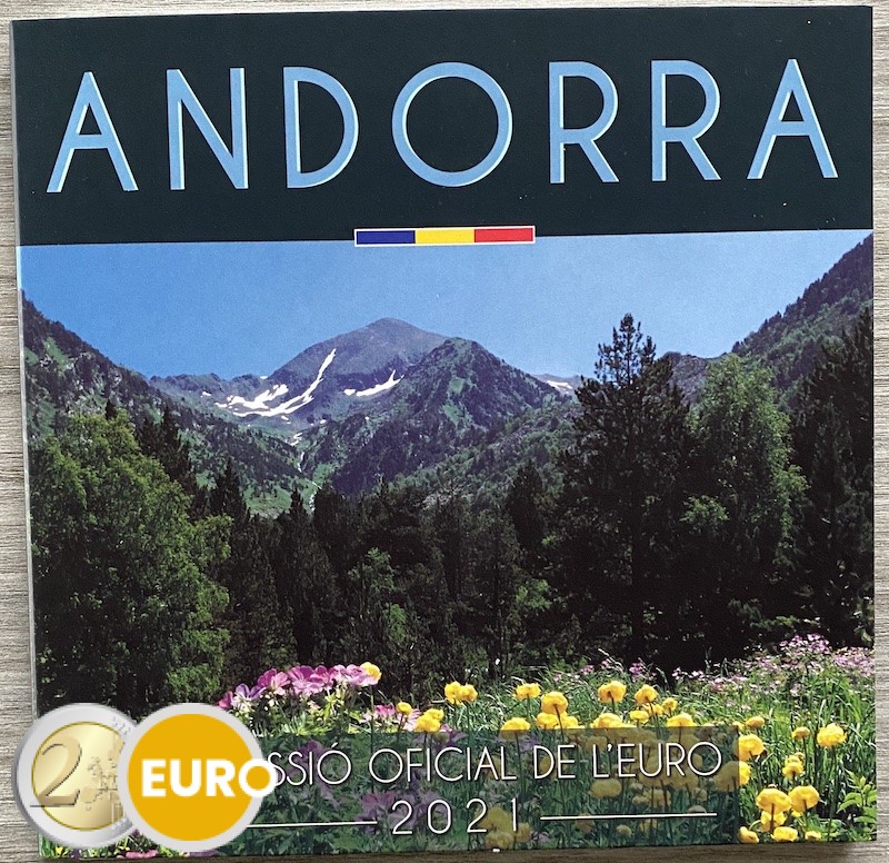 Série euro BU FDC Andorre 2021
