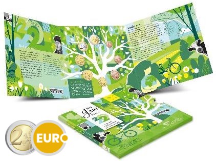 Euro set BU FDC Nederland 2022 Aarde