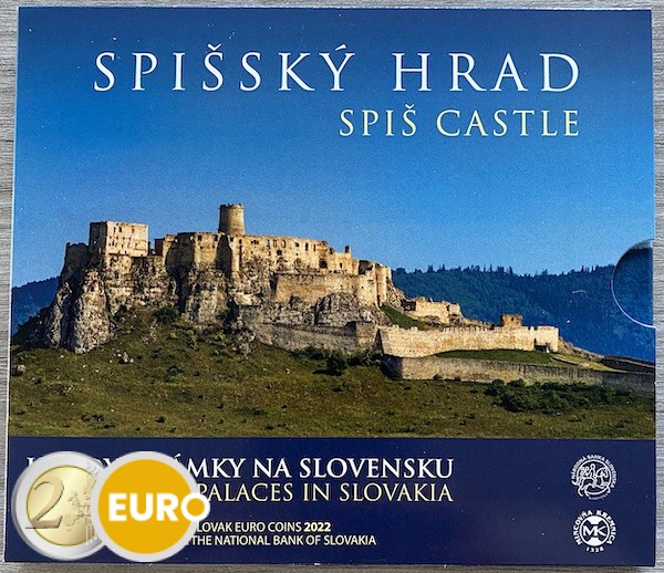 Euro set BU FDC Slovakia 2022 - Spis Castle