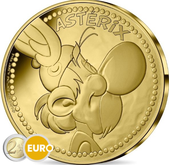 250 euro Frankrijk 2022 - Asterix BE Proof goud