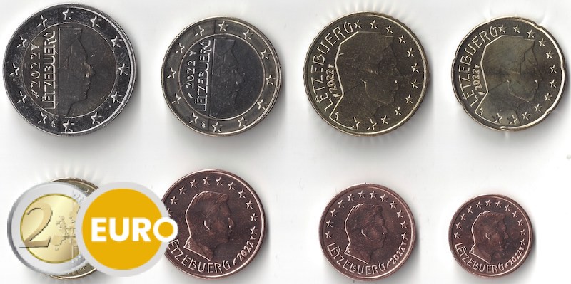 Série euro UNC Luxembourg 2022