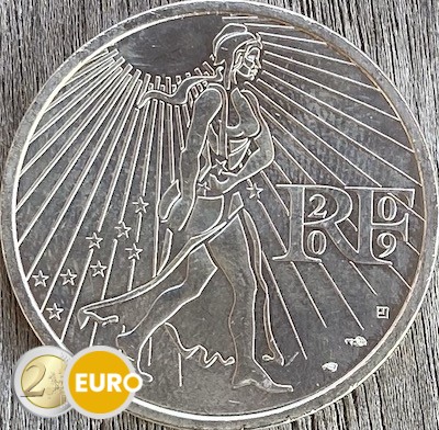 25 euro Frankrijk 2009 - Zaaister in beweging UNC