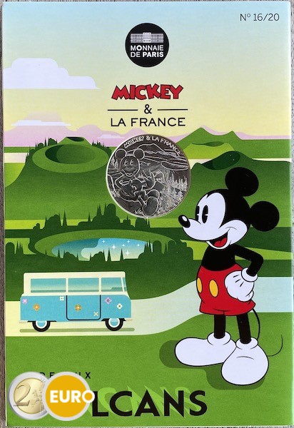 10 euro Frankrijk 2018 - Mickey Ode aan de vulkanen - in coincard