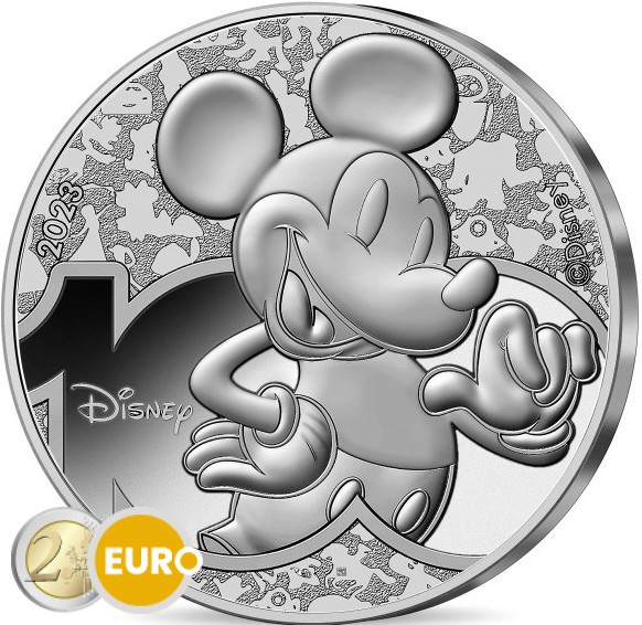 100 euro Frankrijk 2023 - 100 jaar Disney - Mickey Mouse UNC