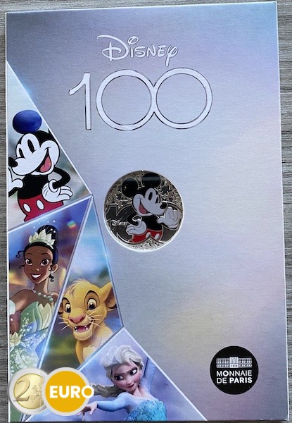 10 euro Frankrijk 2023 - 100 jaar Disney - Mickey Mouse UNC