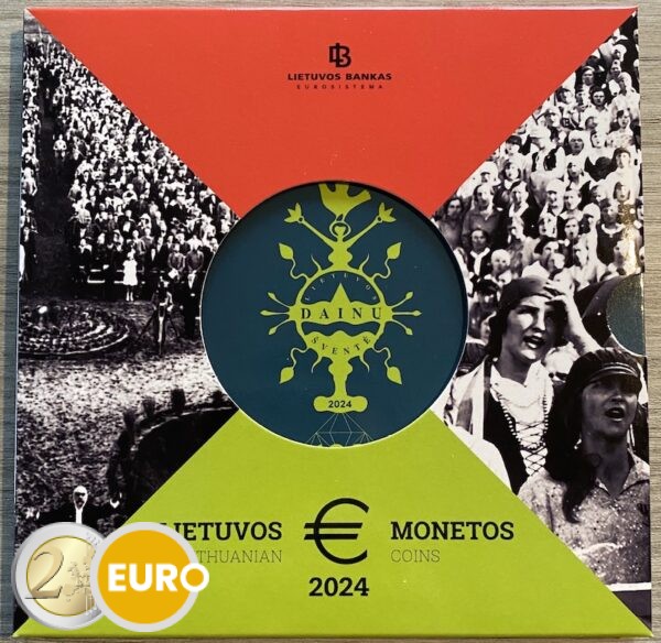 Euro set BU FDC Litouwen 2024