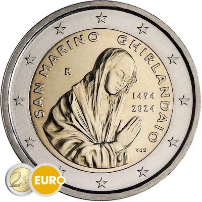 2 euro San Marino 2024 - Ghirlandaio BU FDC