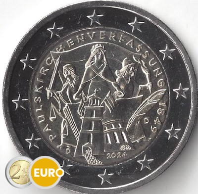 2 euro Germany 2024 - 175 years of the German Constitution UNC
