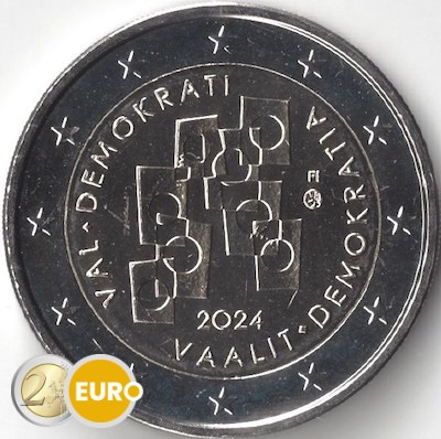 2 euro Finland 2024 - Elections and democracy UNC