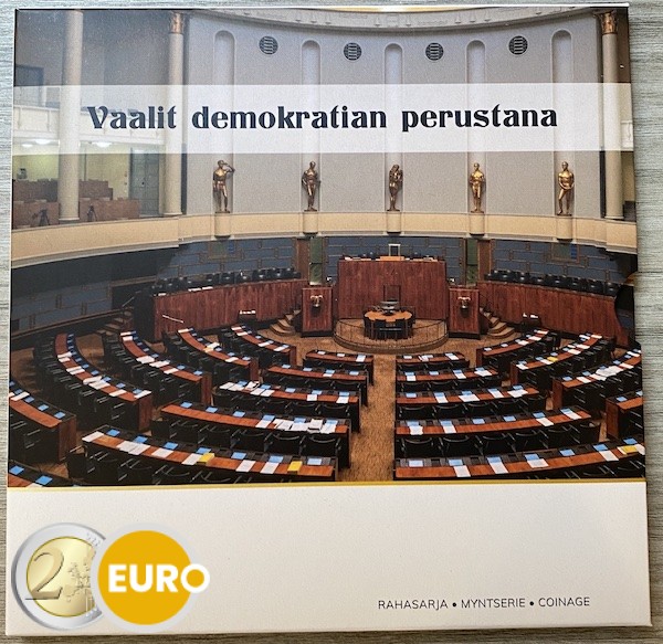 Euro set BU FDC Finland 2024 Verkiezingen en democratie