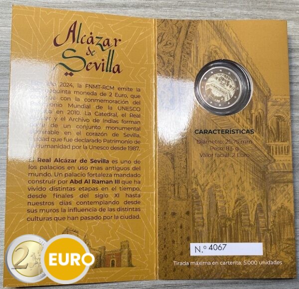 2 euro Spain 2024 - Seville Cathedral BE Proof