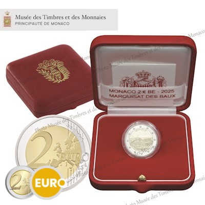 2 euro Monaco 2025 - Old fief of Baux BE Proof
