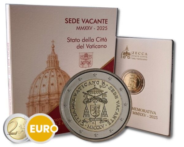 2 euro Vaticaan 2025 - Sede Vacante BU FDC