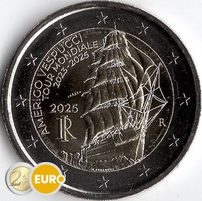 2 euro Italie 2025 - Amerigo Vespucci UNC