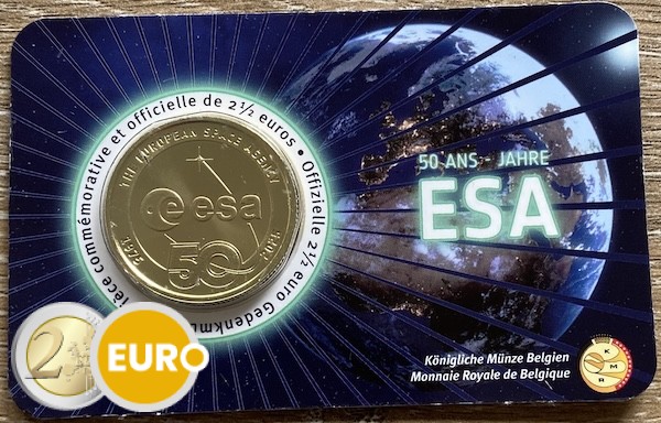 2,50 euros Belgique 2025 - ASE BU FDC Coincard FR