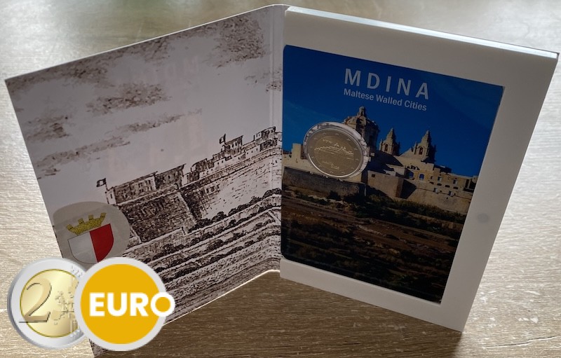 2 euros Malte 2025 - Mdina BU FDC Coincard