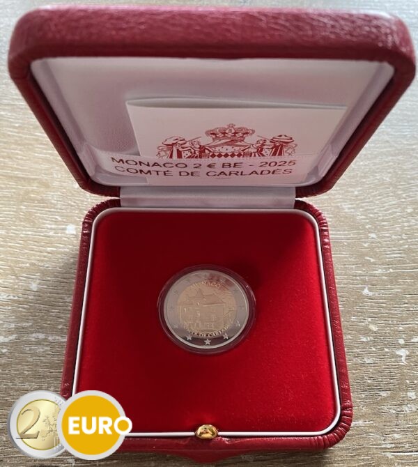 2 euro Monaco 2025 - Old fief of Carladès BE Proof