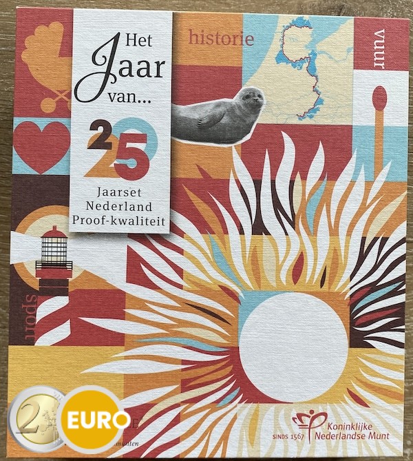 Euro set BE Proof Netherlands 2025 Fire